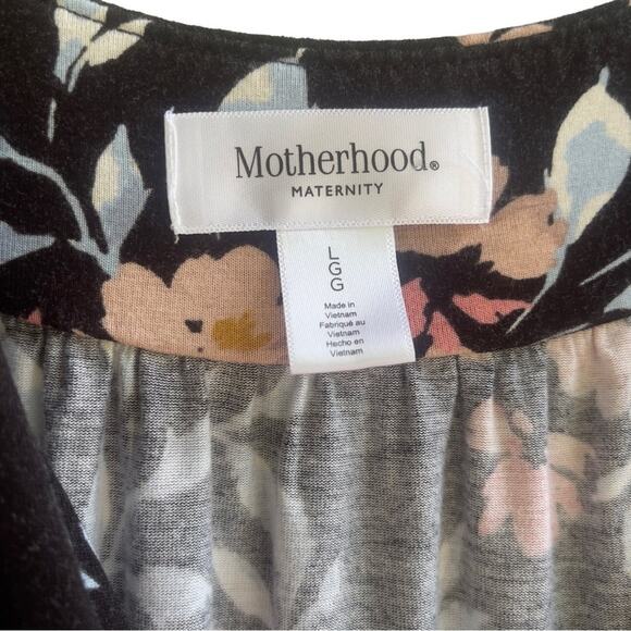 Motherhood Maternity Maxi Dress - Sleeveless Floral Comfortable Flowy - Size LG - Picture 11 of 14